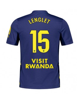 Billige Atletico Madrid Clement Lenglet #15 Bortedrakt 2025-26 Kortermet
